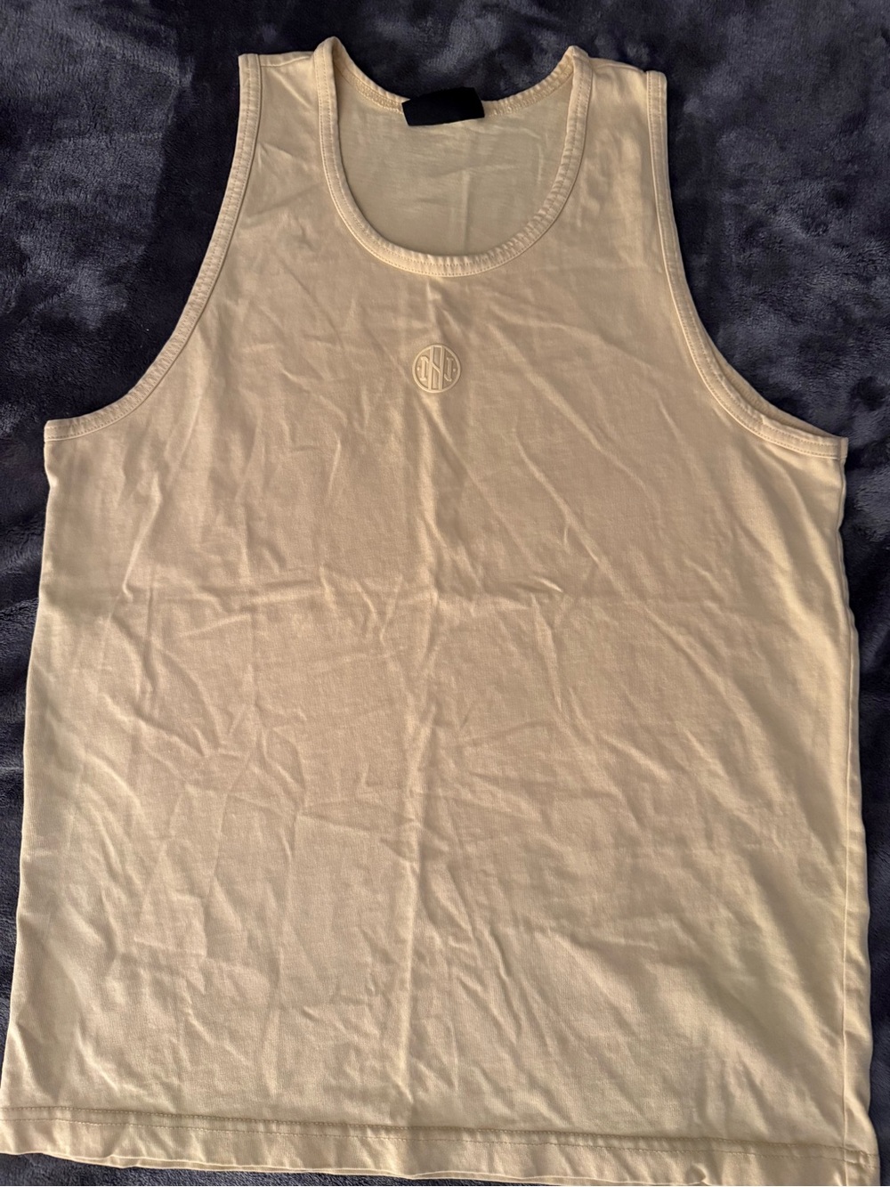 Ninth Hall Fundamentals Men's Pale Yellow Tank Top - Classic Sleeveless Shirt